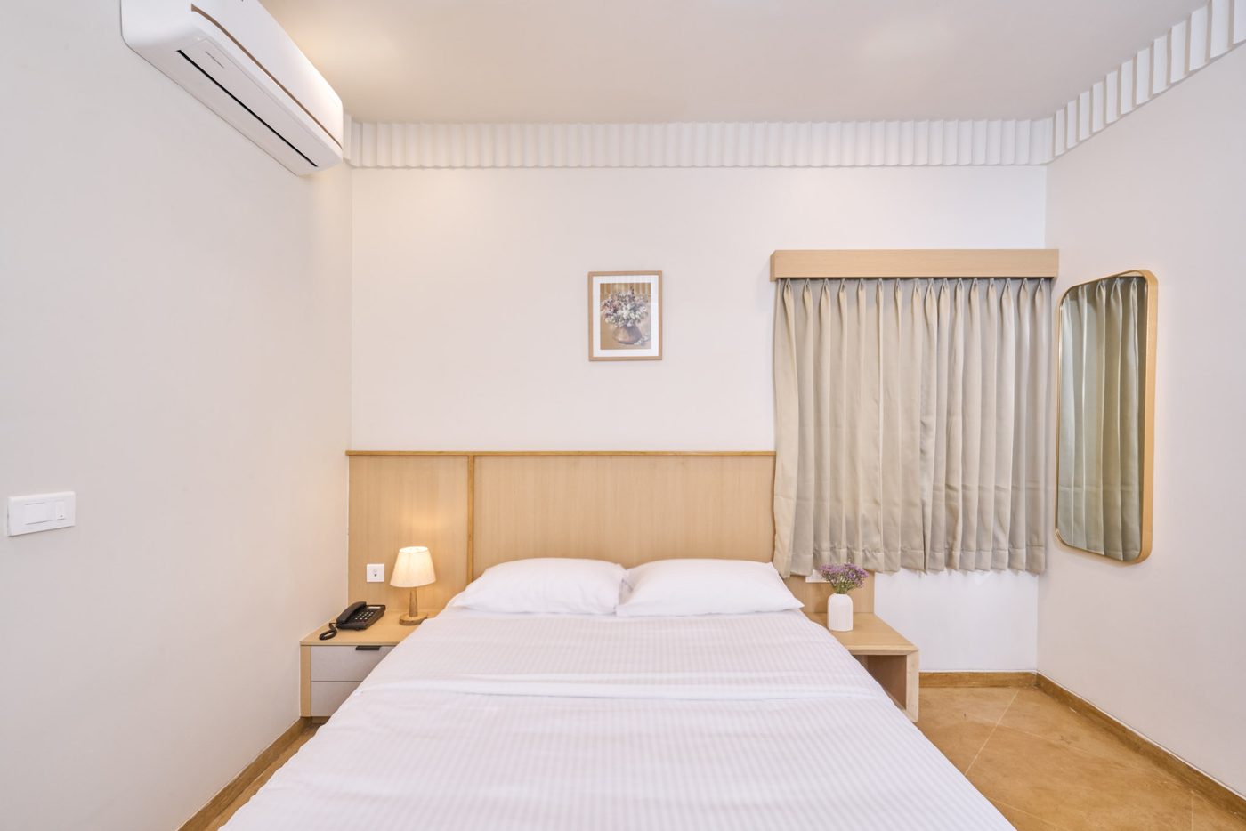 Bedroom warm tones